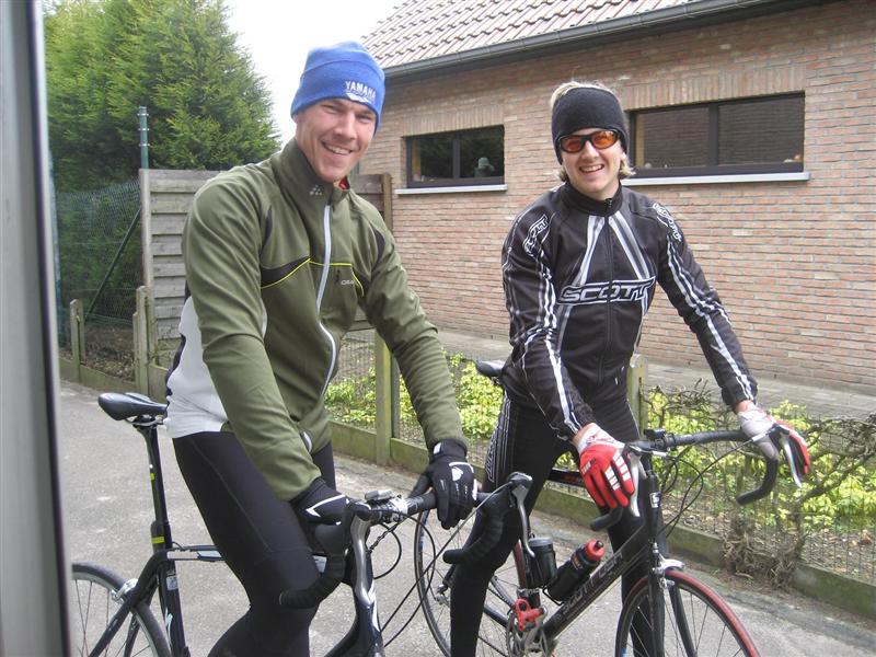 Magnus Lindfors och Robert Carlsson i Belgien