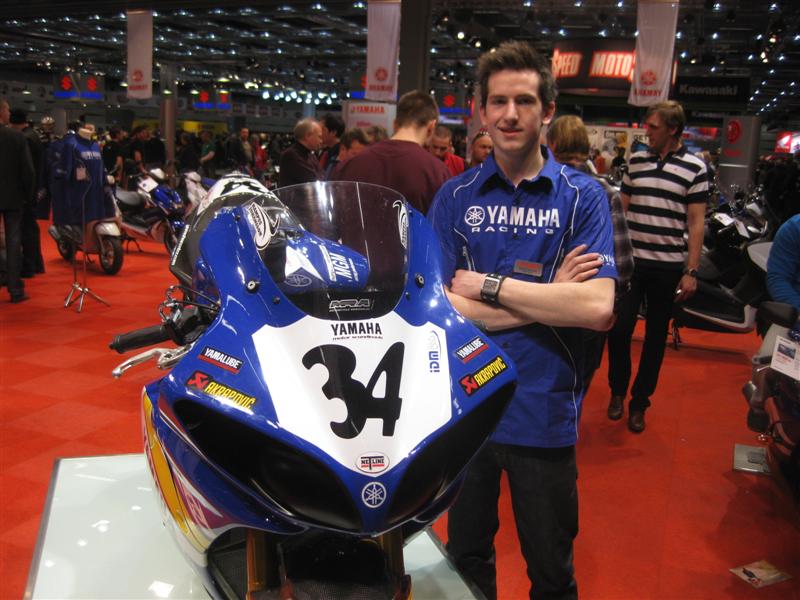 Yamahas Pro Superbike förare Hampuz Johansson