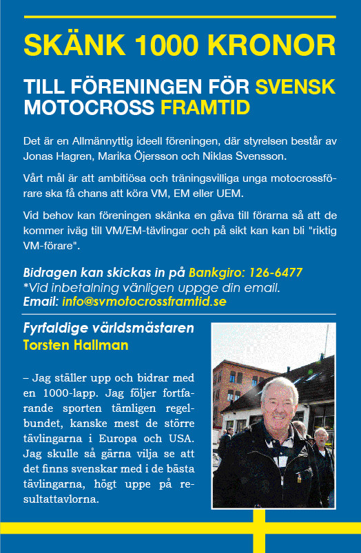 Svensk Motocross Framtid